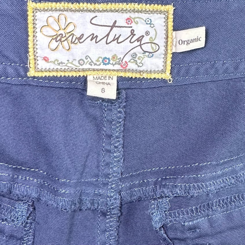 Aventura Organic Cotton Bermuda Shorts in River Blue - Picture 3 of 6